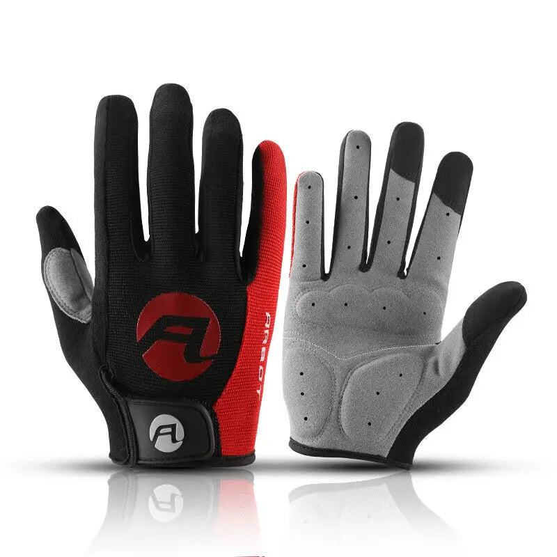 Unisex Cycling Gloves with Touchscreen MTB Padded Anti-Slip Grips