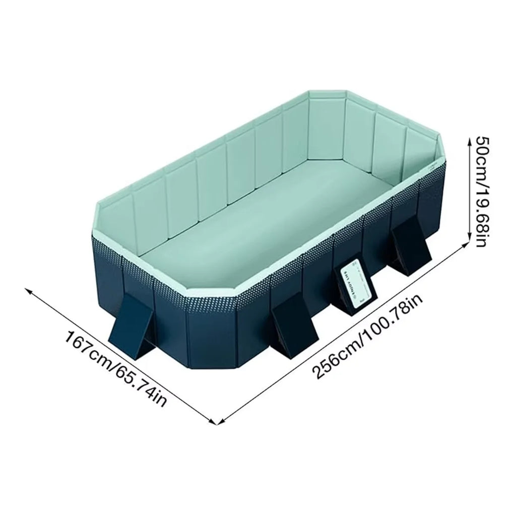 Skyblue NonInFlatable Foldable Swimming Pool