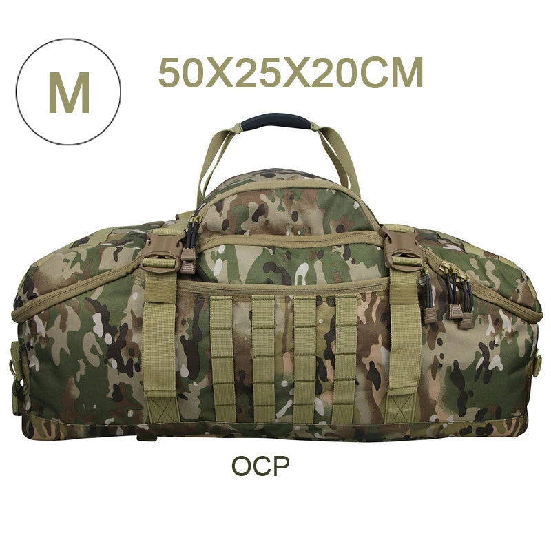 LQARMY 30L 45L 80L Outdoor Mountaineering Tactical Backpack or Large Duffel Bag