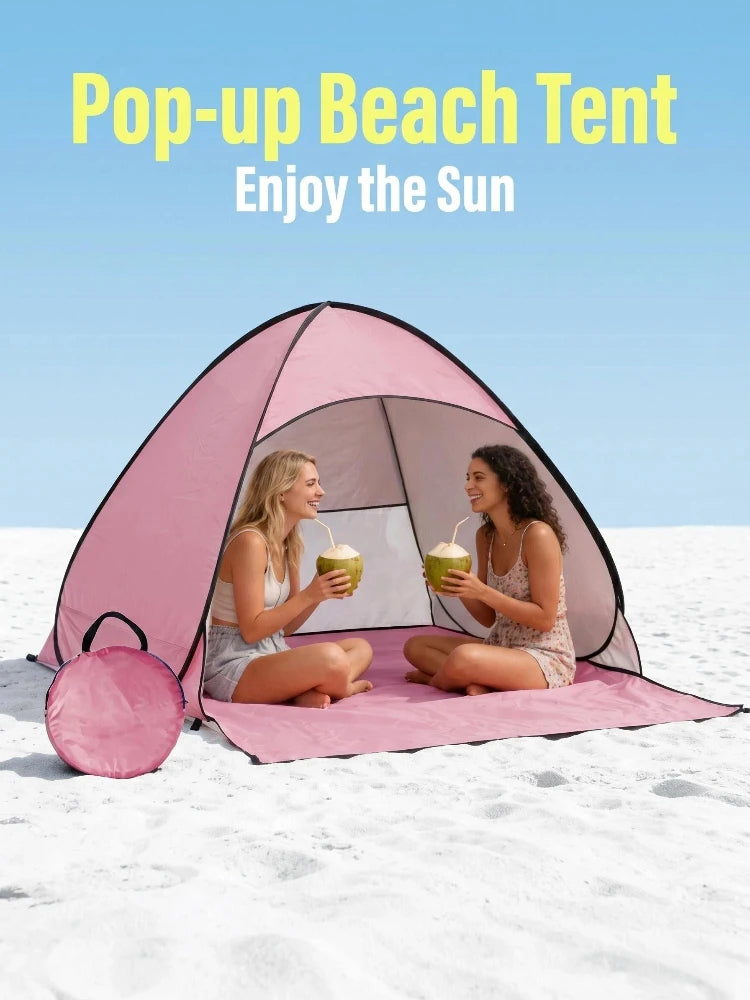 1-Piece Instant Pop-Up Beach Tent