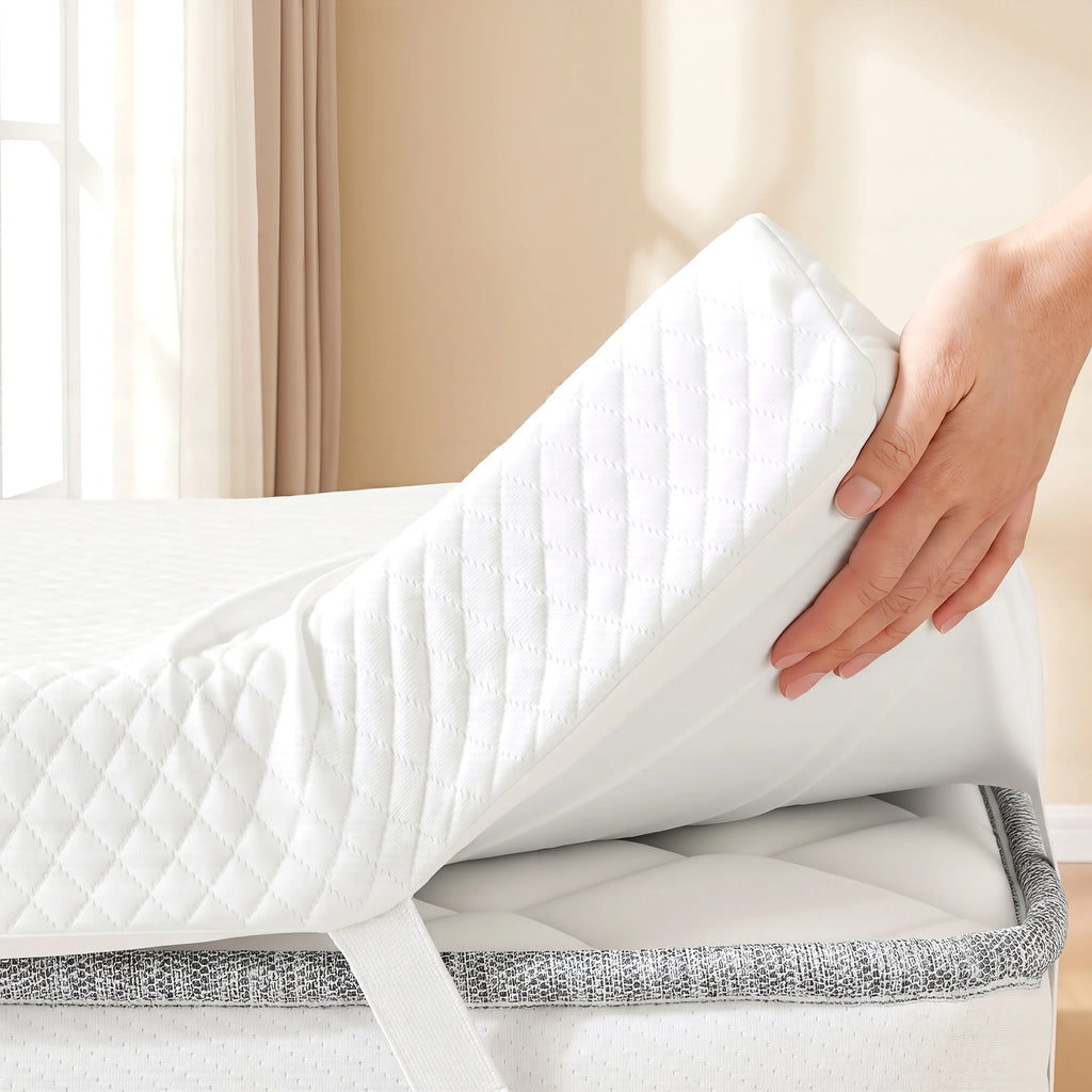 MCQ 3" Memory Foam Mattress Topper Cooling and Breathable