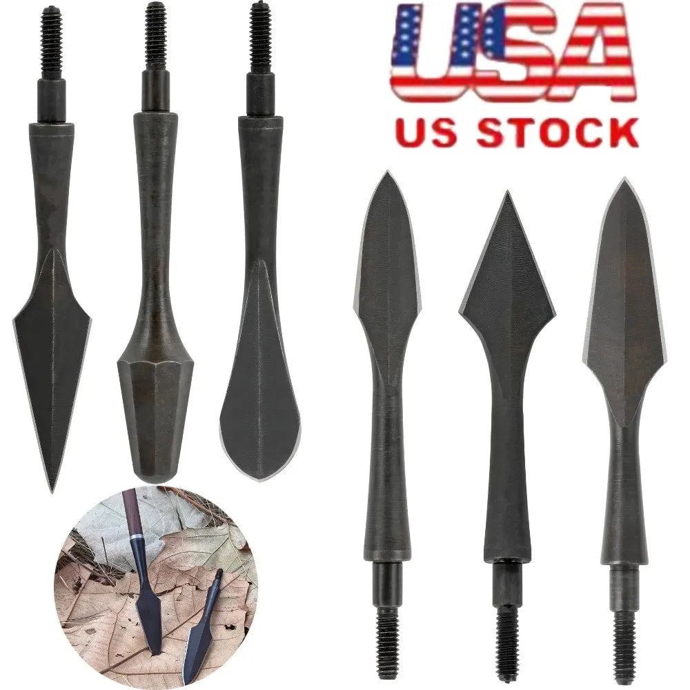 Hunting Arrowheads 6Pcs High Carbon Steel