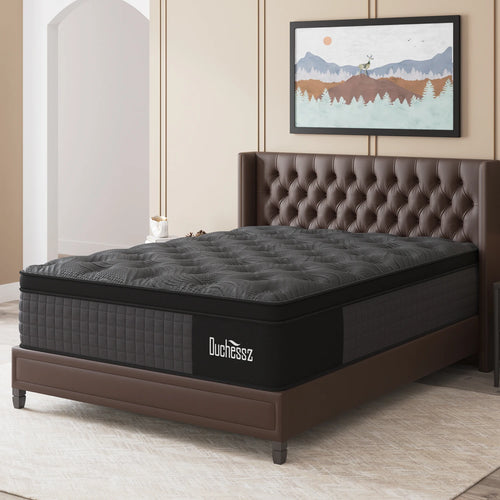 14" Euro Top Hybrid Spring Memory Foam Mattress Twin, Full, Queen, and King. Medium Firm with Motion Isolation