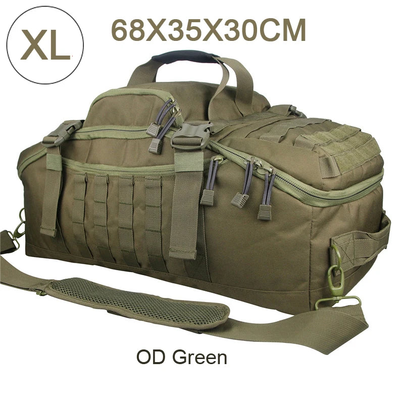 LQARMY 30L 45L 80L Outdoor Mountaineering Tactical Backpack or Large Duffel Bag