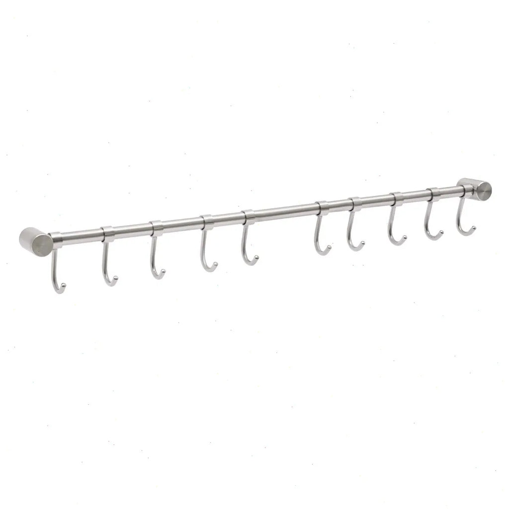 Stainless Steel Pot Rack Hanger with 10 Hooks