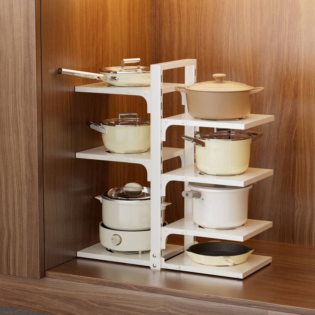 Adjustable Stainless Steel Kitchen Storage Rack