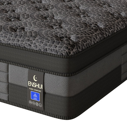12/14In Memory Foam Hybrid Box Spring Mattress Available in Twin, Full, Queen, and King Size Medium Firm