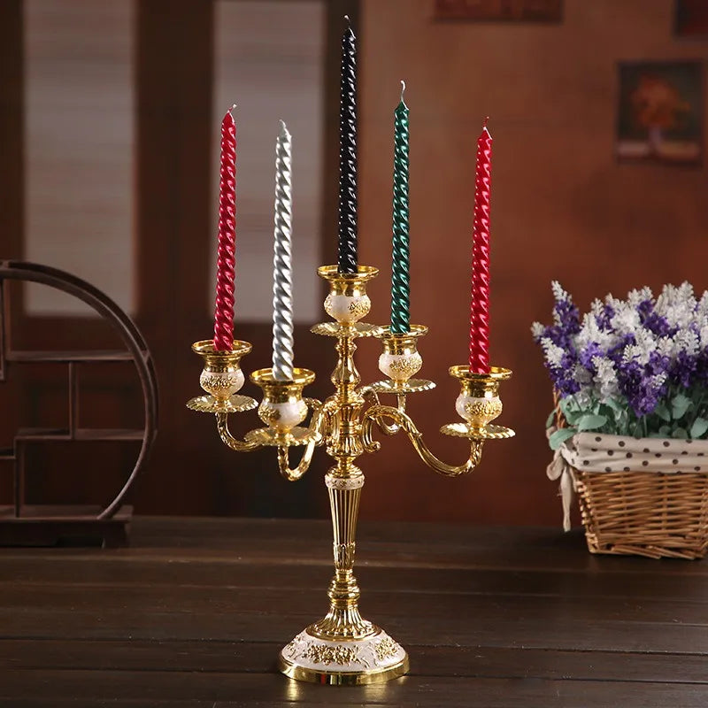 4pk per box - European long-pole spiral candles, 25cm spiral candles