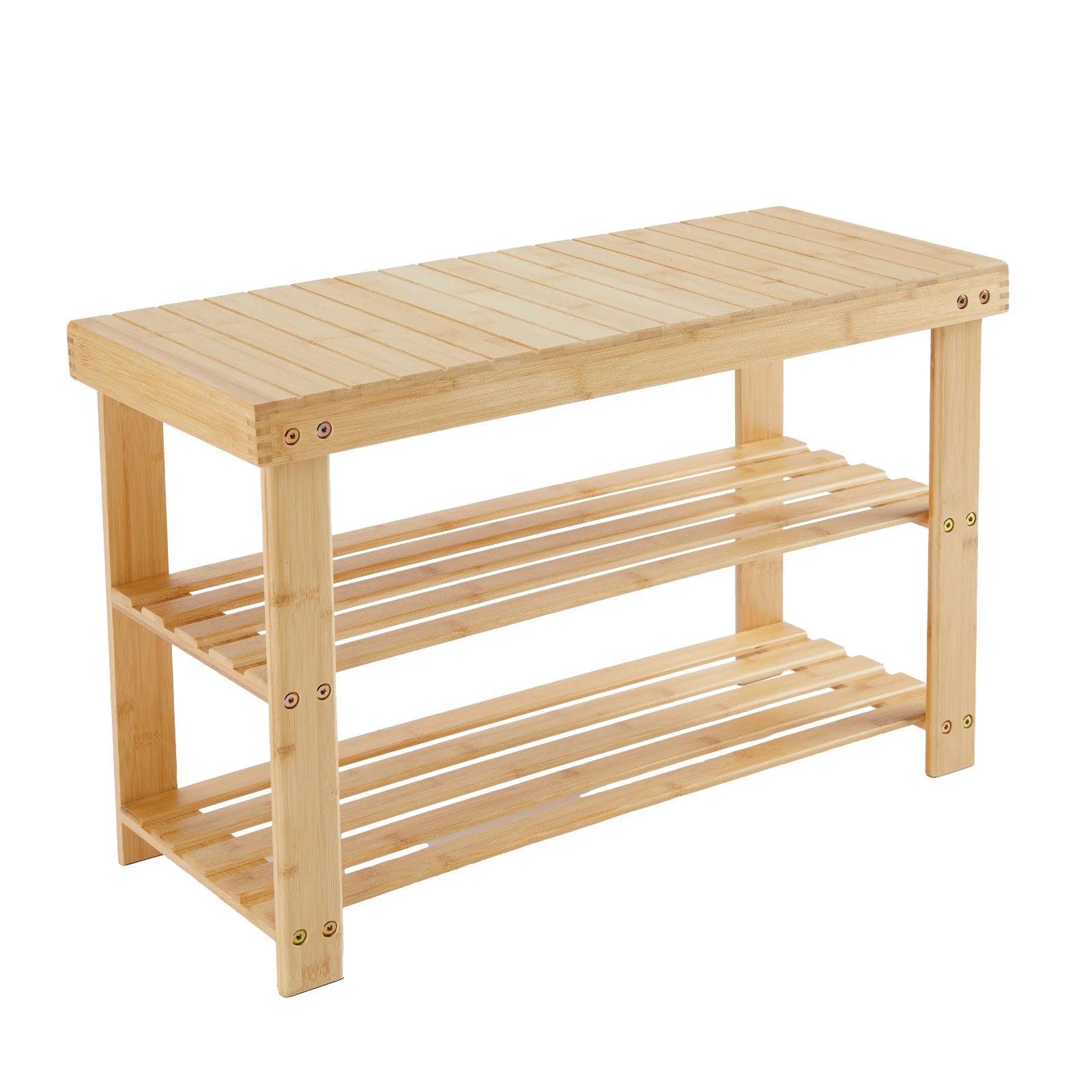 JHK 3 Tier Wooden Multifunctional Storage