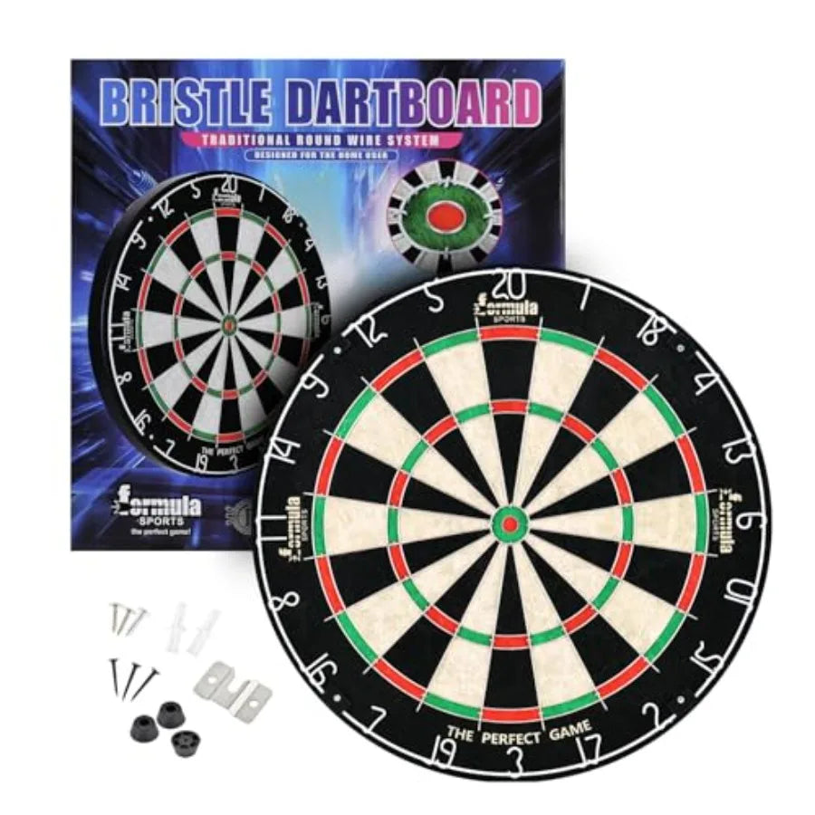 Dart Board with 12 Steel Tips
