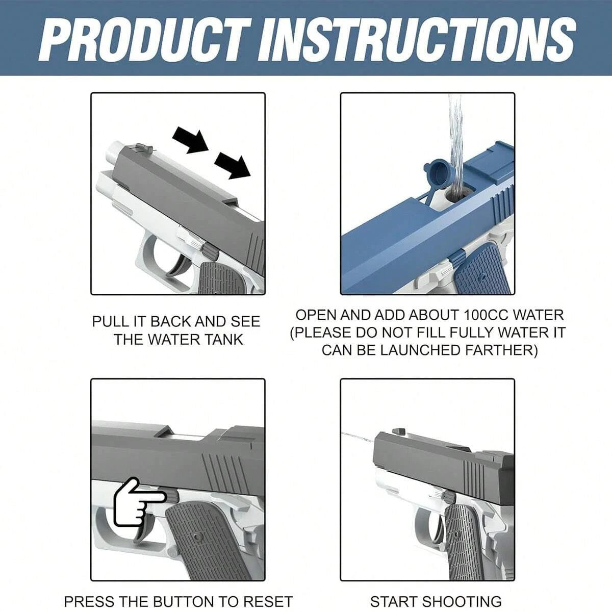 Toy Pistol Water Gun