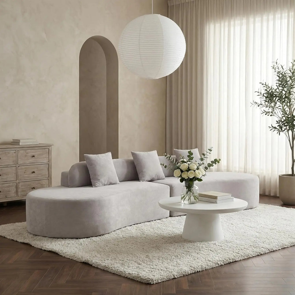 130” Oversized Boneless Sectional Couches