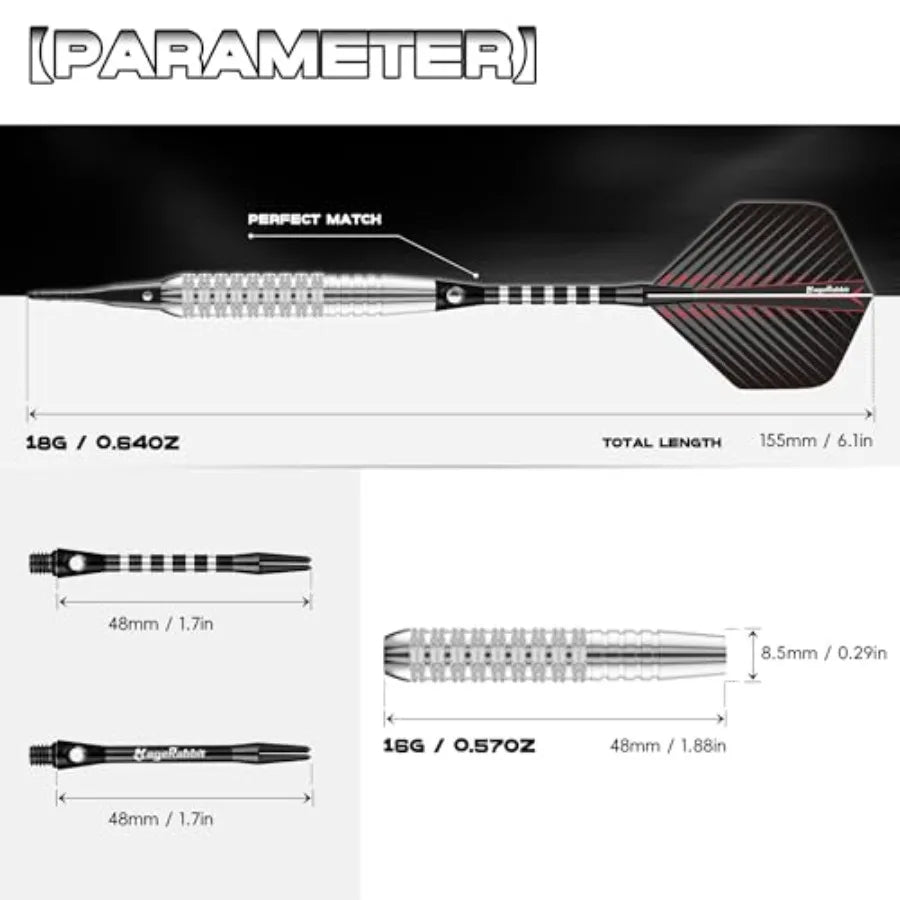 12 Soft Tip Darts Set with 50 Additional Tips, 20 O-Rings, 2 Flight Protectors, and Wrench for Electronic Board