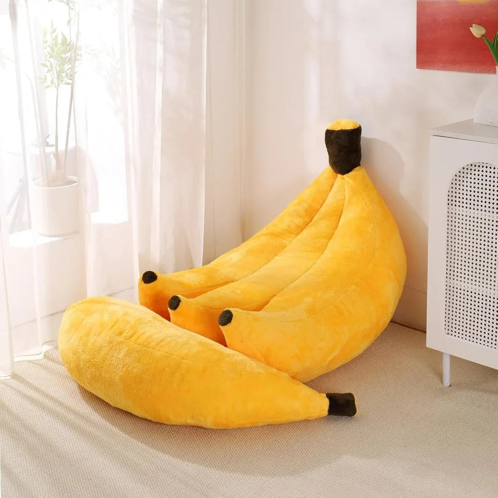Banana Bean Bag Chair with Ottoman