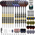 Professional  Dart Set 6-20 gram and 6-24 gram Steel Tips Set with Sharpener