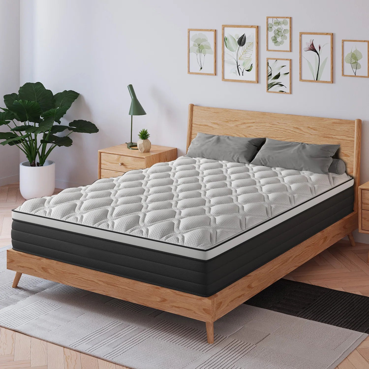 12/14" Euro Top Hybrid Memory Mattresses Medium Firm