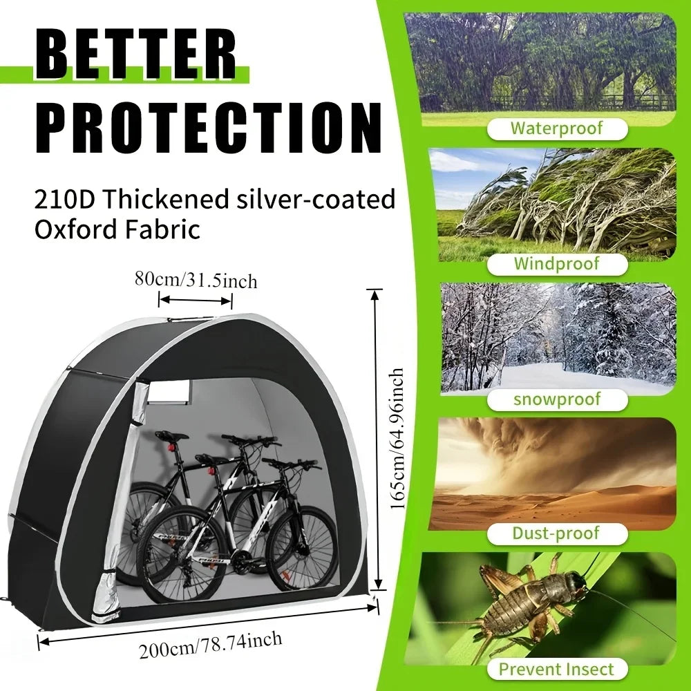 DDHOME Winter Bicycle Storage Shed Tent