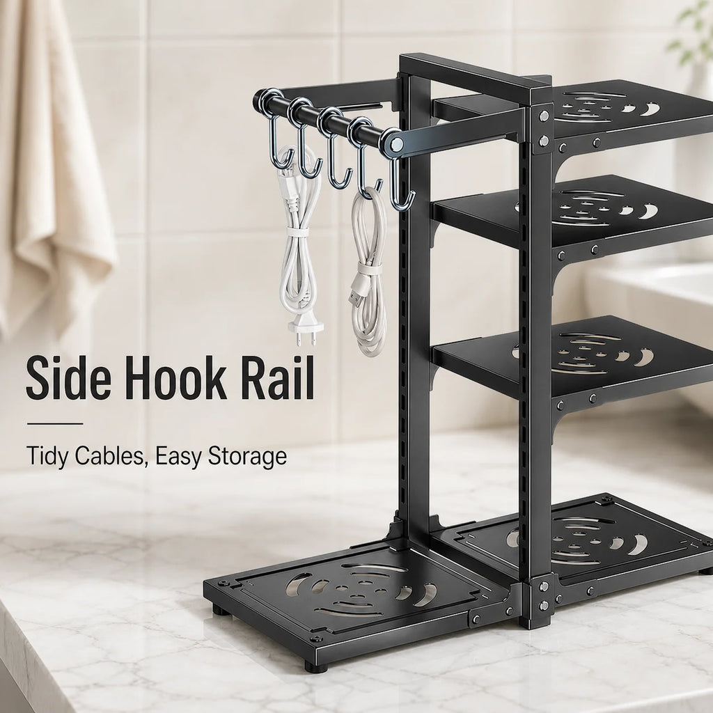 Adjustable Stainless Steel Kitchen Storage Rack