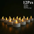LED Tea Lights Candles Realistic Flickering Battery Operated