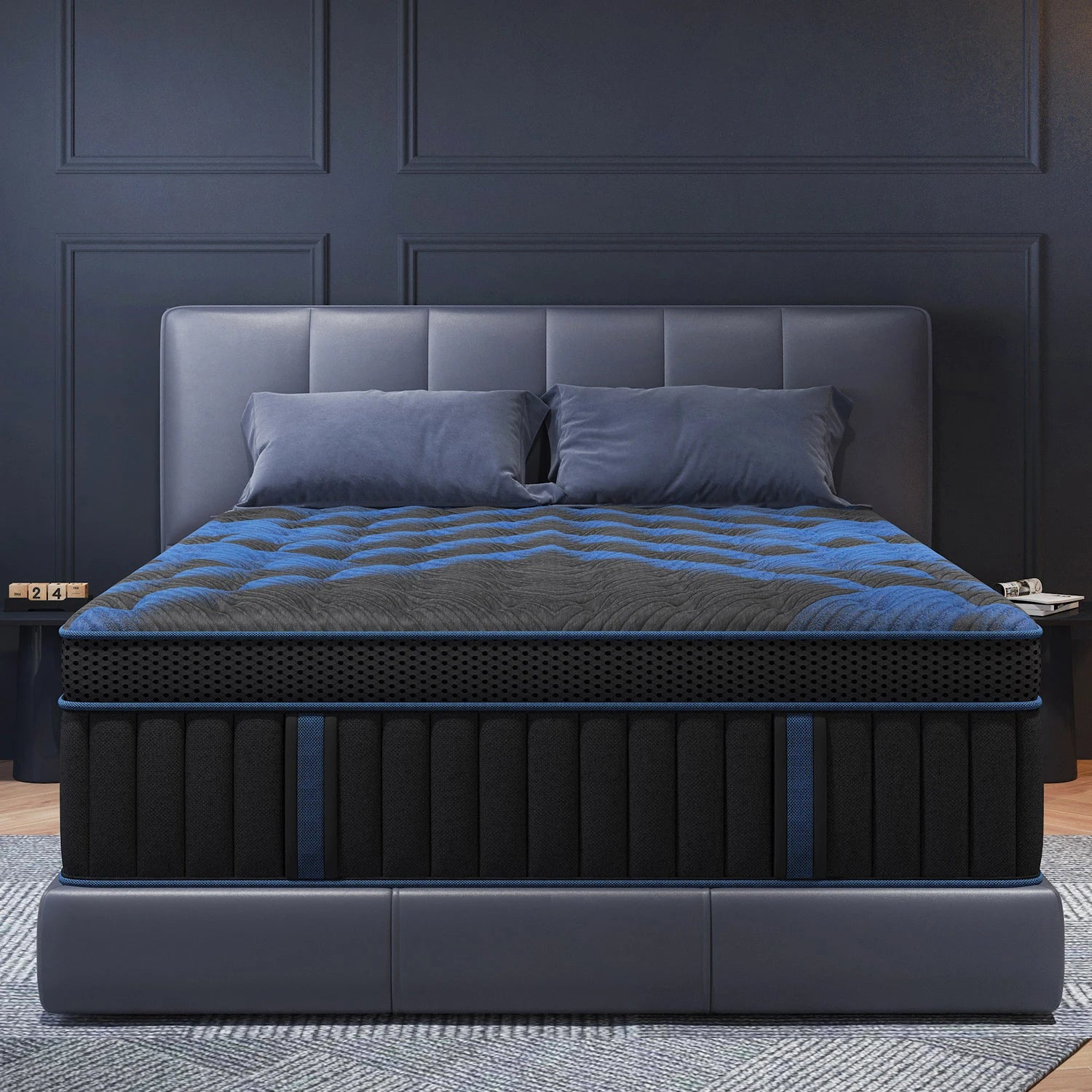 12"Gel Memory Foam Hybrid Mattress In A Box Twin Full Queen King Medium Firm with Motion Isolation