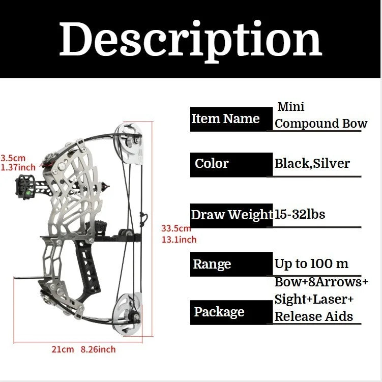 Compound Dual-use Bow Set 30-60lbs