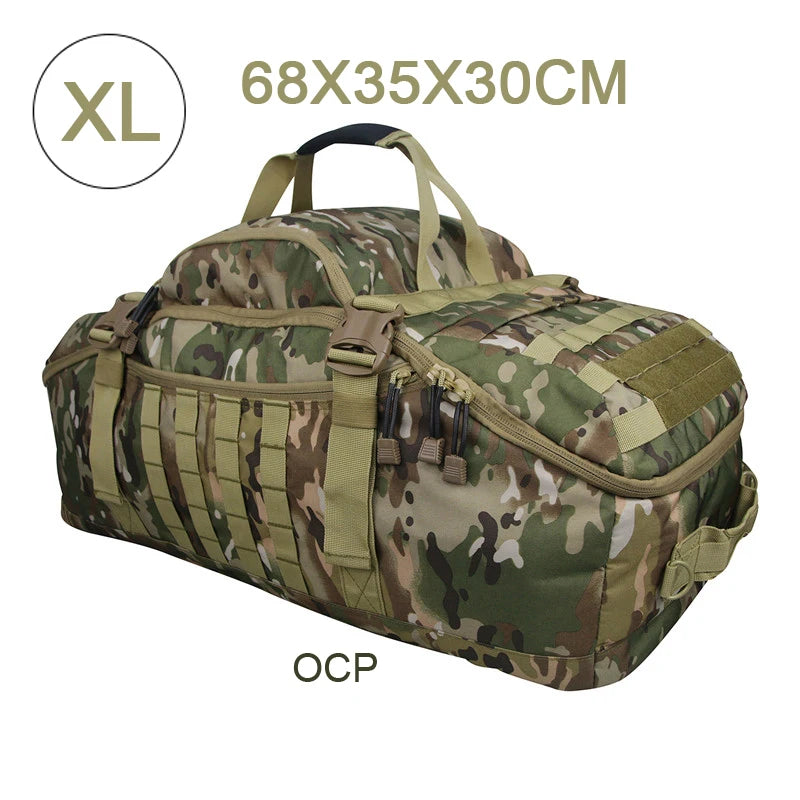 LQARMY 30L 45L 80L Outdoor Mountaineering Tactical Backpack or Large Duffel Bag